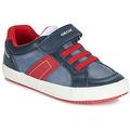 Geox ALONISSO boys's Children's Shoes (Trainers) in Blue. Sizes available:9 toddler,8.5 toddler,11.5 kid