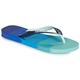 Havaianas TOP LOGOMANIA MULTICOLOR men's Flip flops / Sandals (Shoes) in Blue