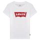 Levis BATWING TEE boys's Children's T shirt in White
