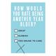 Moonpig Blue Typographic Funny Check Box Birthday Card Ecard