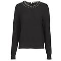 MICHAEL Michael Kors CHAIN NK SWEATER women's Sweater in Black. Sizes available:S,M,L,XL,XS