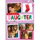 Moonpig Multi Photo Upload Special Daughter Pink Christmas Card, Large