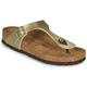 Birkenstock GIZEH women's Flip flops / Sandals (Shoes) in Gold. Sizes available:3.5,4.5,5,5.5,7.5,2.5
