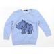 George Boys Blue Cotton Pullover Sweatshirt Size 2-3 Years