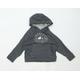 NEXT Boys Grey Jersey Pullover Hoodie Size S - Mountain Explorer