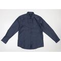 F&F Mens Blue Dress Shirt Size 16