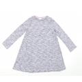 F&F Girls Blue T-Shirt Dress Size 5-6 Years