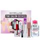 Maybelline The Salon Seeker Gift Set Nail Polish + Brow Mascara + Mascara + Lip Gloss + Garnier Micellar Water