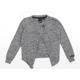 Bench Girls Grey Knit Cardigan Jumper Size 5-6 Years