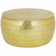 Habitat Sona Round Coffee Table - Brass