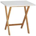 Habitat Drew Folding Bamboo 2 Seater Table - White