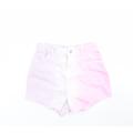 Primark Girls Pink Cotton Hot Pants Shorts Size 9-10 Years Regular