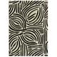 Habitat Skandi Brush Marks Rug - Black & White - 160x230cm