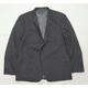 F&F Mens Grey Jacket Suit Jacket Size 46