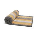 Habitat Horizontal Stripe Tufted Bath Towel - Mustard