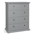 Habitat Heathland 4 Drawer Chest of Drawers - Grey