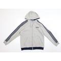 adidas Mens Grey Striped Jacket Size L