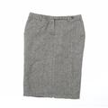 Miss Selfridge Womens Grey Straight & Pencil Skirt Size 10