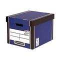 Bankers Box Premium Storage Box Classic FSC Blue & White 726 Pack 12