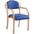 Blue Office Chairs - Stacking Chairs - Devonshire Vinyl Stacking Armchair in Blue