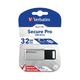 Verbatim Silver/Black Secure Pro USB 3.0 Flash Drive 32GB