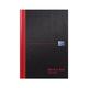 Black n Red Book Casebound Recycled 90gsm 192pp A5 - 100080430