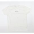 Gildan Mens White T-Shirt Size L