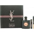 Yves Saint Laurent Black Opium Gift Set 50ml EDP + 0.8g Eye Pencil + 2ml Mascara False Lash Effect