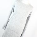 Love To Lounge Grey Textured Womens Basic tee Size 6