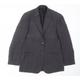 F&F Mens Grey Polyester Jacket Suit Jacket Size 36