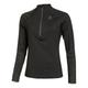 Odlo Zeroweight Ceramiwarm Reflective Mid Layer Half-Zip Running Tops Women - Black, Size S