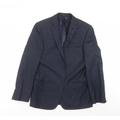 Ted Baker Mens Blue Wool Jacket Suit Jacket Size 36