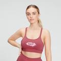 MP Women's Chalk Graphic Sports Bra - Berry Pink - XL