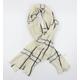 Primark Womens Ivory Striped Knit Scarf