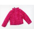 Me Jane Girls Pink Jacket Size 4 Years - furry