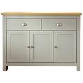 GFW Lancaster 3 Door 2 Drawer Sideboard - Grey