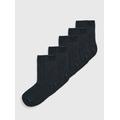 Navy Ribbed School Ankle Socks 5 Pack 9-12