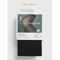 Secret Shaping Black 40 Denier Opaque Tights 2 Pack M