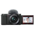 Sony Alpha 24.2MP Mirrorless Vlog Camera With Lens Kit