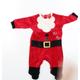 Santas little Helper Boys Red Romper One-Piece Size 3-6 Months - Santa Suit