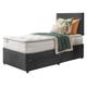 Silentnight Memory Single 2 Drawer Divan Bed - Charcoal