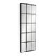 Habitat Full Length Window Mirror - Black - 140x60cm