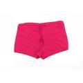 bay Womens Red Cotton Hot Pants Shorts Size 12 Regular - Stretch waistband