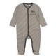 Grey Stripey Baby Sleepsuit, Baby Grow with Poppers | Style My Kid, 9-12M