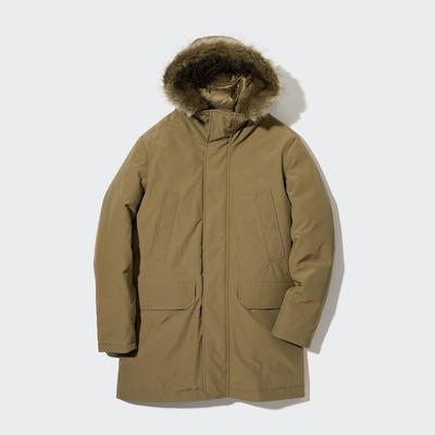 Uniqlo - Ultra Warm Hybrid Down Coat - Beige - XXL
