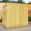 5x3 Mercia Overlap Mower Wooden Garden Storage