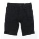 Denim co Mens Black Cotton Cargo Shorts Size 32 in L9 in Regular Button