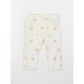 George Girls Beige Floral Capri Leggings Size 3-6 Months