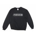 Gildan Mens Black Pullover Sweatshirt Size M