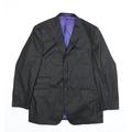 Ted Baker Mens Black Striped Jacket Suit Jacket Size 42